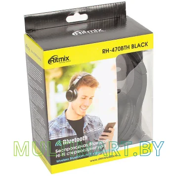 Наушники Ritmix RH-470BTH Black картинка 4